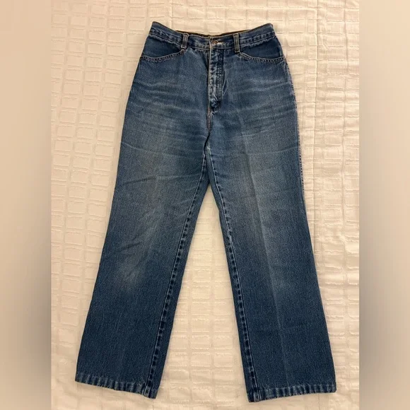 Vintage Foxtail Ultra High Rise 90s Y2K Denim Jeans Made in Hong Kong - Picture 3 of 16